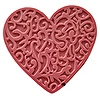 Serce czekolada RUBY z maliną i czarną porzeczką