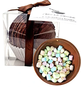 Czekoladowa bomba - czekolada mleczna z piankami Marschmallow