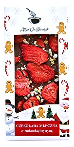 Czekolada mleczna z truskawką i cytryną