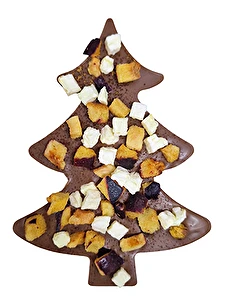 Choinka mleczna czekolada z jabłkiem i śliwką