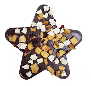 Gwiazdka czekolada deserowa z jabłkiem i śliwką