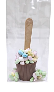 Czekolada mleczna na gorąco z piankami Marschmallow