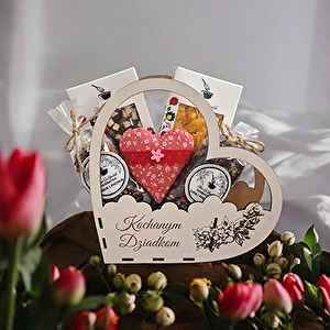 Mały koszyk "Kochanym Dziadkom"