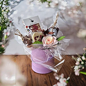 Mini Flower Box czekoladowy